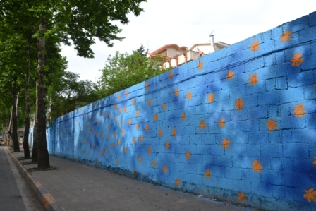 نقاشی دیواری خیابان کارگر